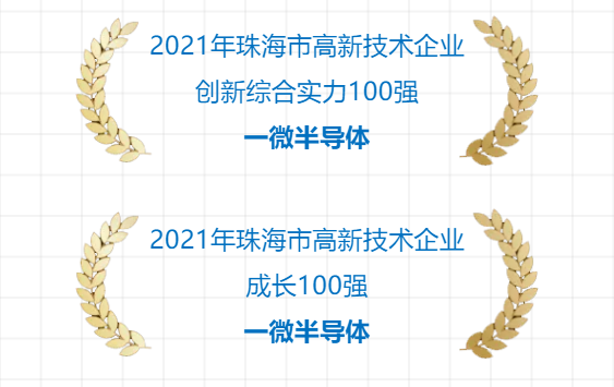 一微半導(dǎo)體成功入選2021年珠海市高新技術(shù)企業(yè)雙“百強”榜單